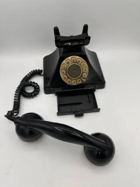 Paramount Electronics Vintage Black Phone - Thumbnail 4