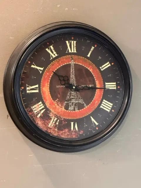 Eiffel Tower Wall Clock