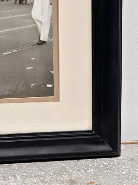Black And White V-Day Print Framed Wall Art - Thumbnail 2