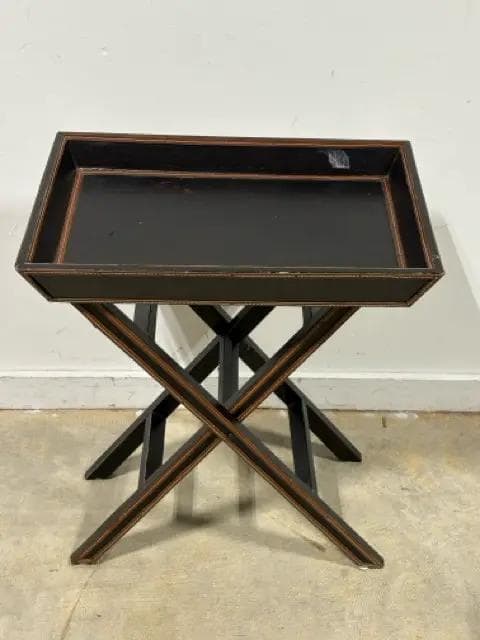 Leather Tray Table - Thumbnail 2