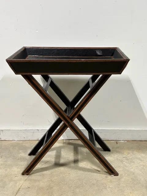 Leather Tray Table