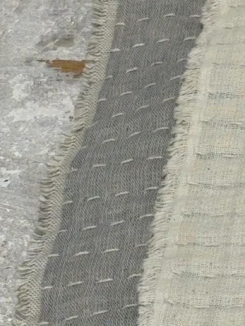 *NEW* Briar Grey 100% Cotton Throw - Thumbnail 2