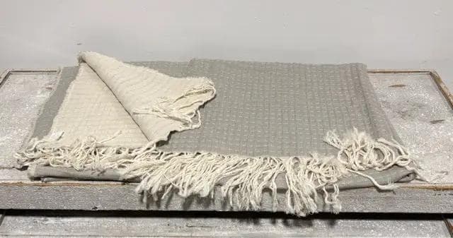 *NEW* Briar Grey 100% Cotton Throw