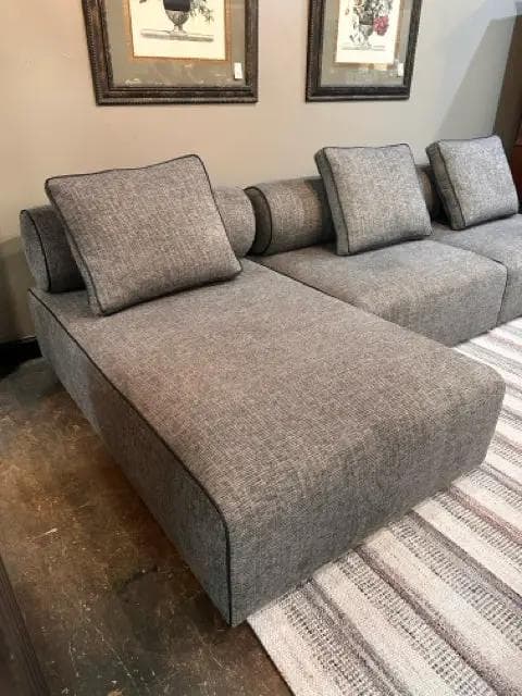 *NEW* Domkapa Black And White Shinto Sectional - Thumbnail 2