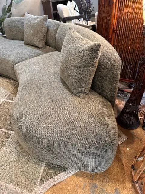 *NEW* Domkapa Green Olivia Modular Curved 2-Piece Sofa - Thumbnail 2