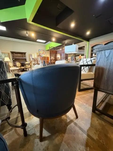 *NEW* Domkapa Navy Blue Ruth Armchair - Thumbnail 3