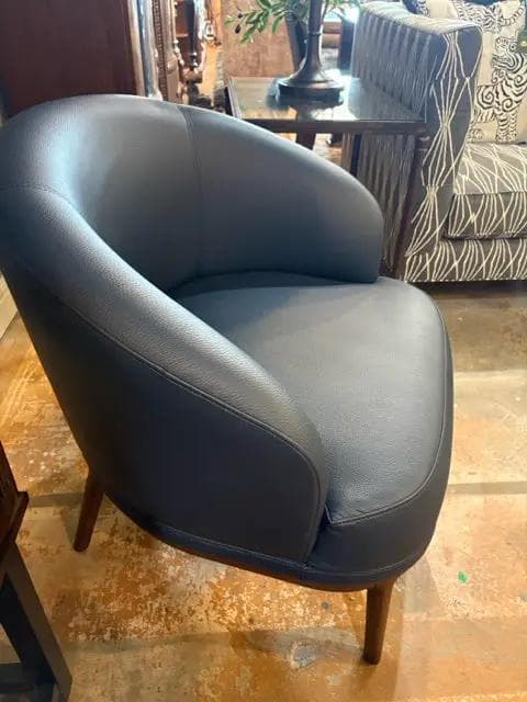 *NEW* Domkapa Navy Blue Ruth Armchair - Thumbnail 2