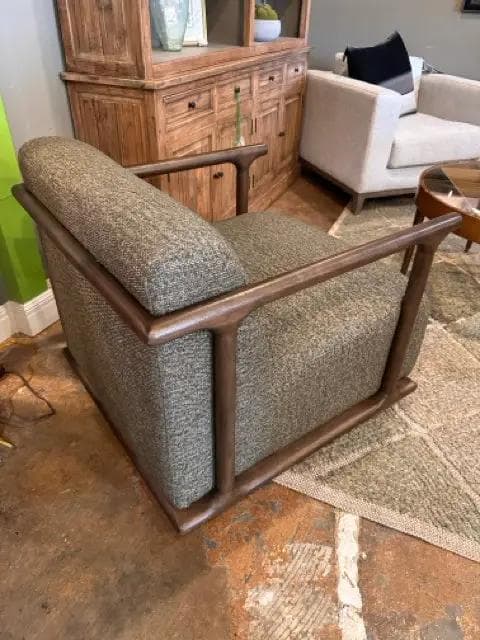 *NEW* Classic Home Kale Green Lucia Swivel Chair - Thumbnail 2