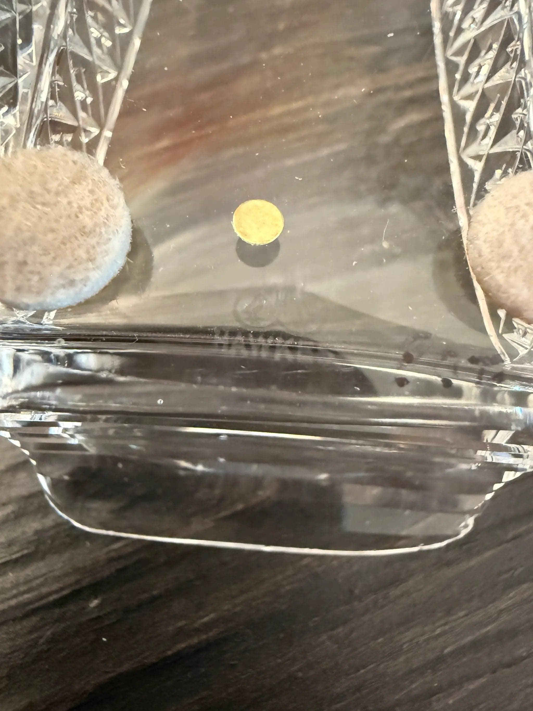 Signed Hawkes American Brilliant Sugar Cube Tray – ABP Crystal c.1900 - Thumbnail 3