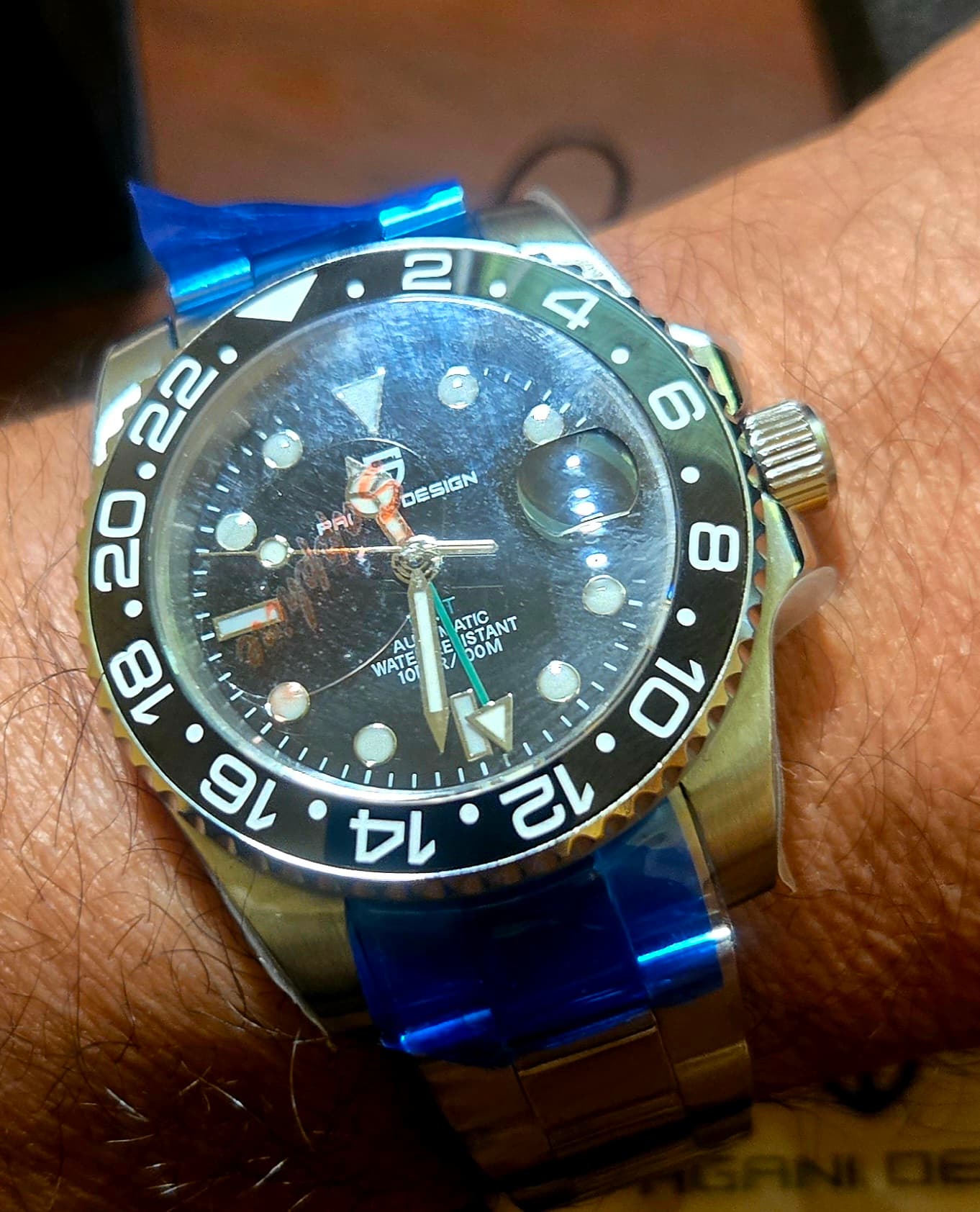 Pagani Design Automatic, Sapphire Cristal, 100m