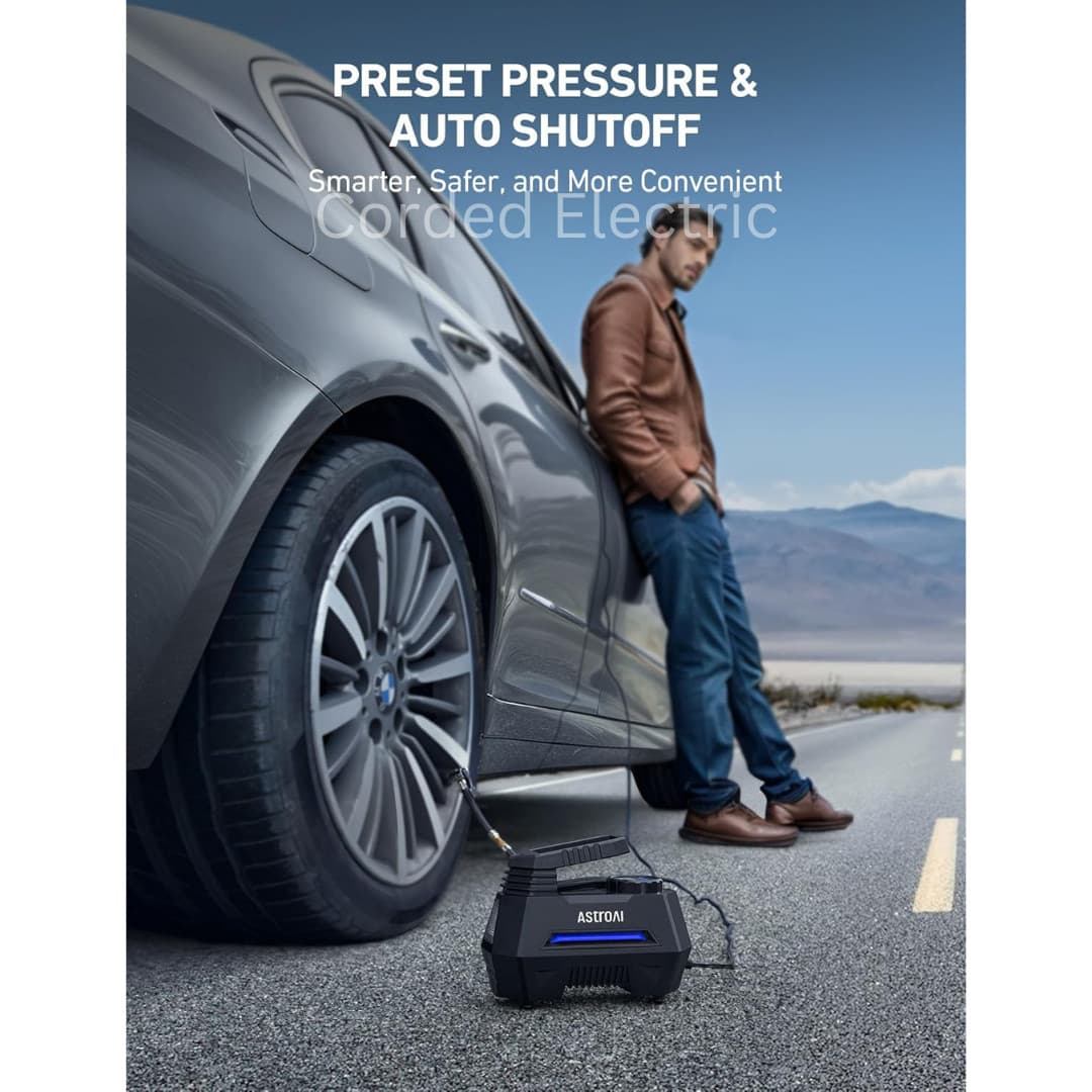 AstroAI Portable Car Air Pump CZK-3631 - Thumbnail 8