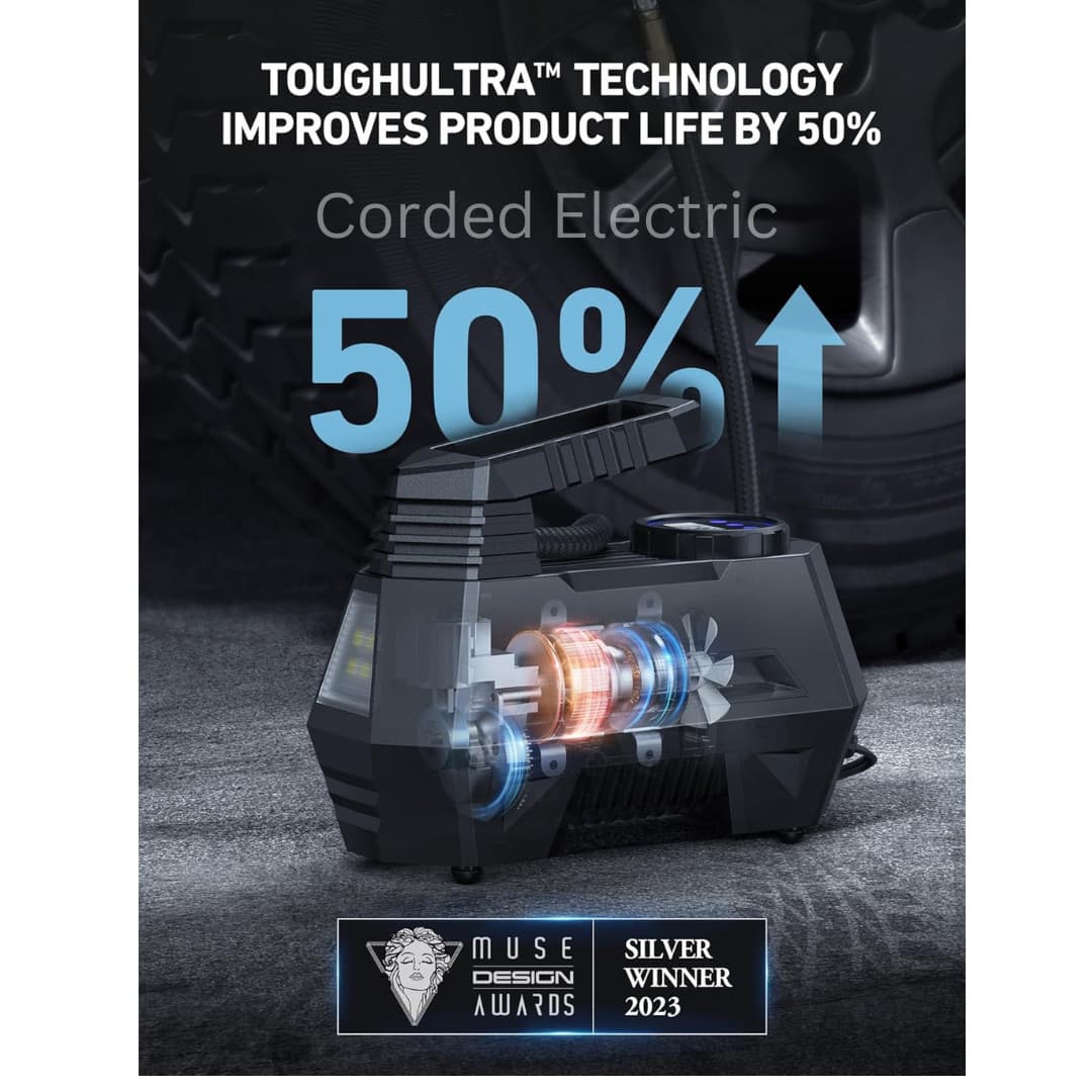 AstroAI Portable Car Air Pump CZK-3631 - Thumbnail 9