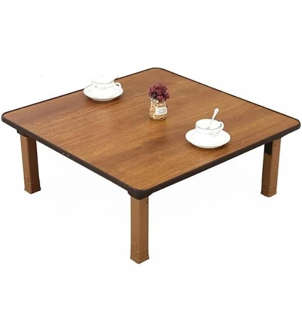 KOSTNG Japanese-Style Square Tea Room Table 80x80cm - Thumbnail 2