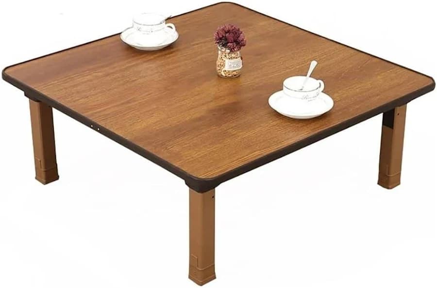 KOSTNG Japanese-Style Square Tea Room Table 80x80cm - Thumbnail 3