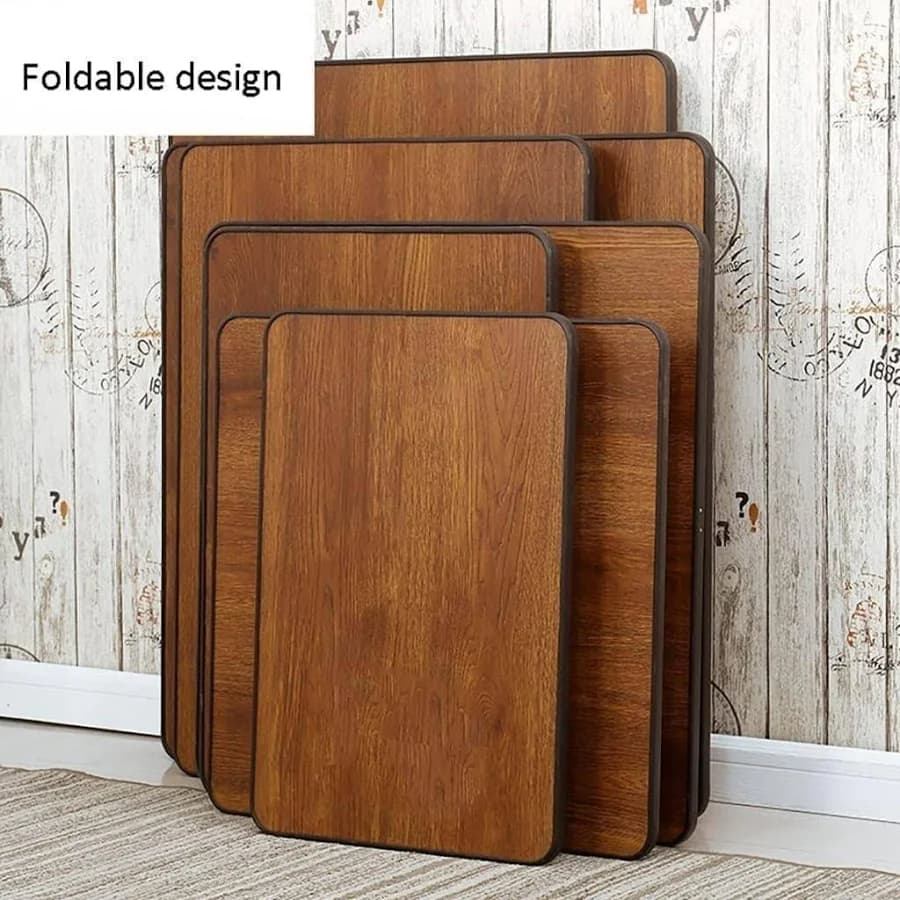 KOSTNG Japanese-Style Square Tea Room Table 80x80cm - Thumbnail 4