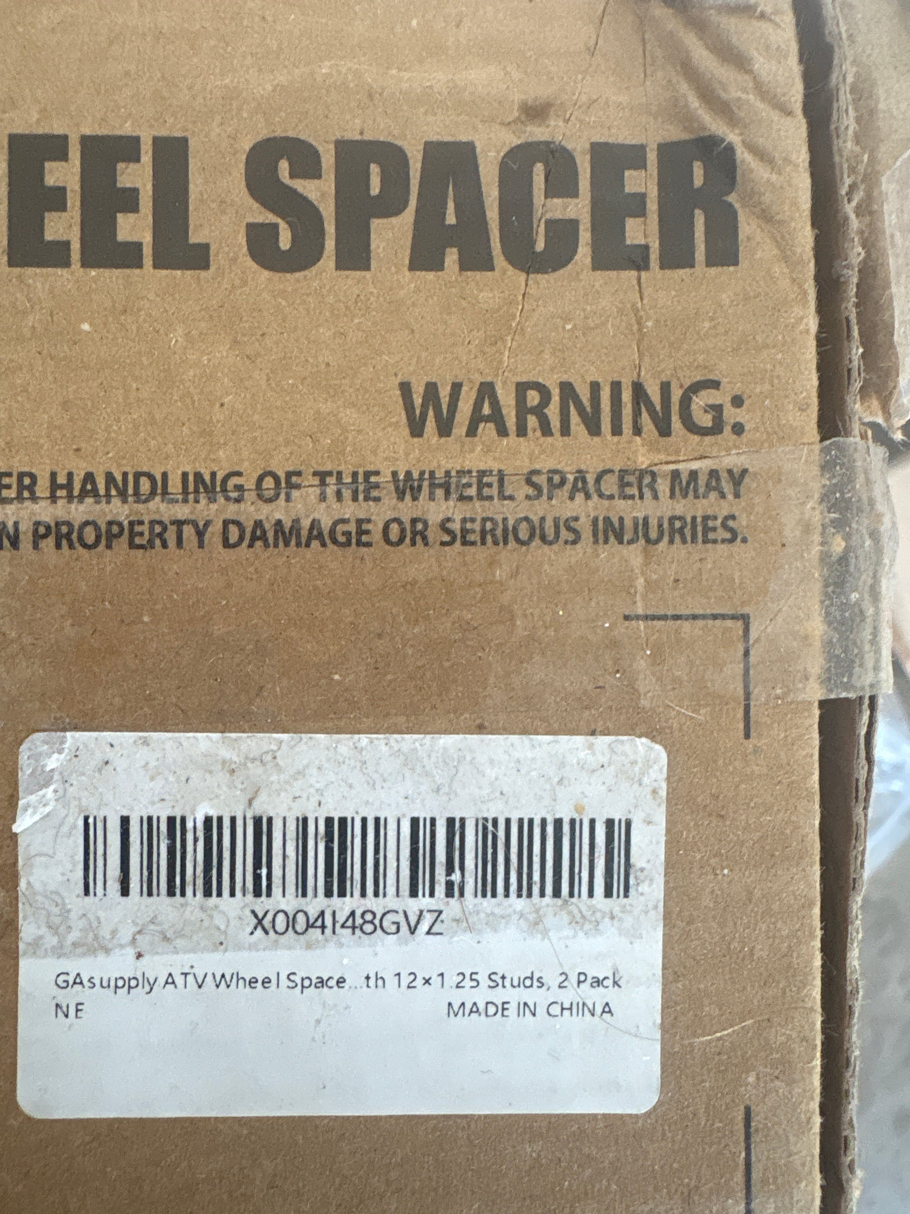 GAsupply ATV Wheel Spacer 12x1.25 Studs 2 Pack
