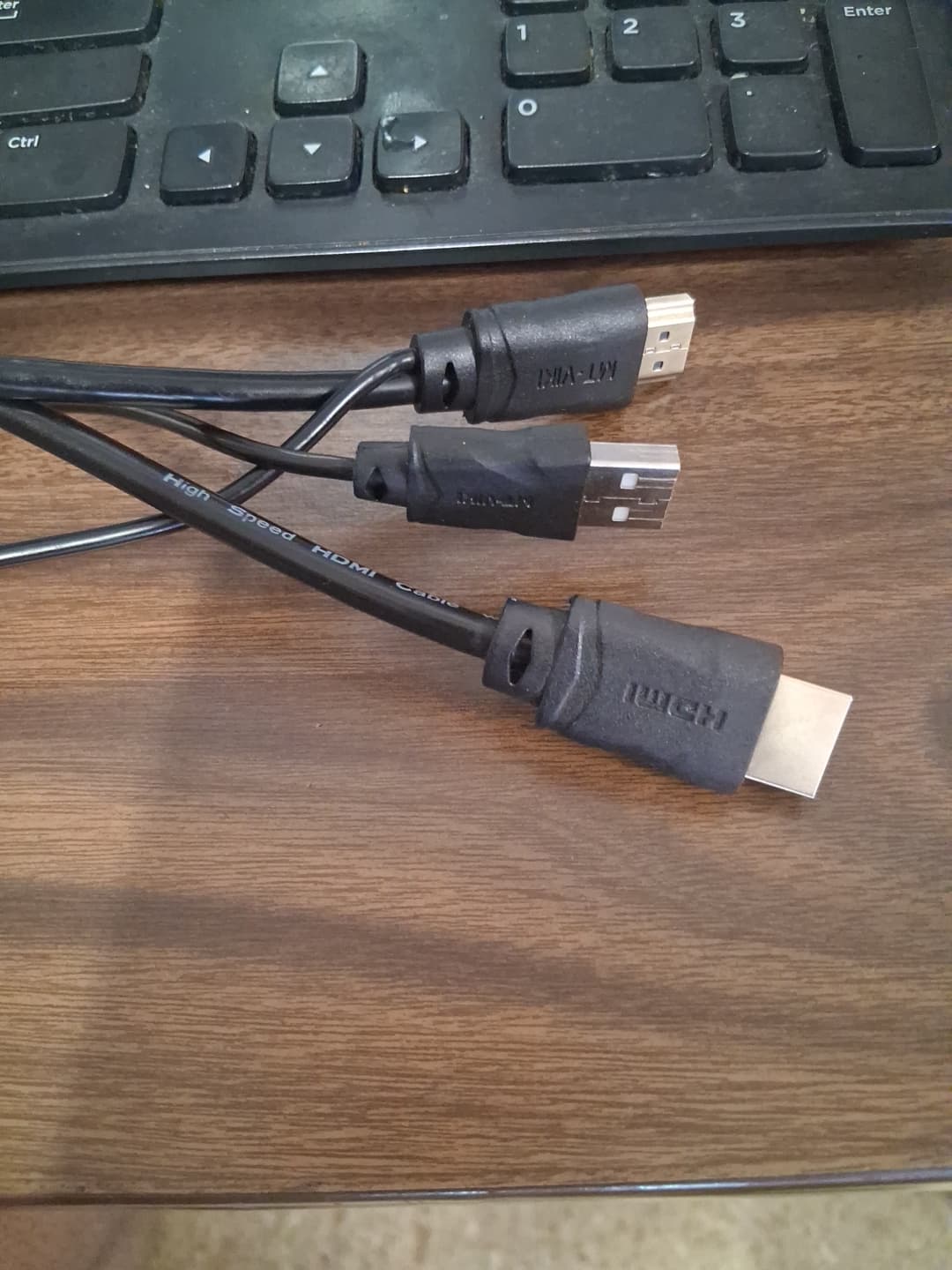 High Speed HDMI Cable with USB Connectors