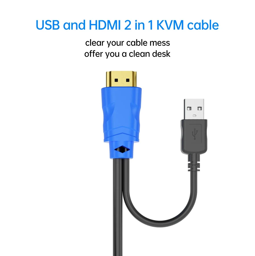 High Speed HDMI Cable with USB Connectors - Thumbnail 5