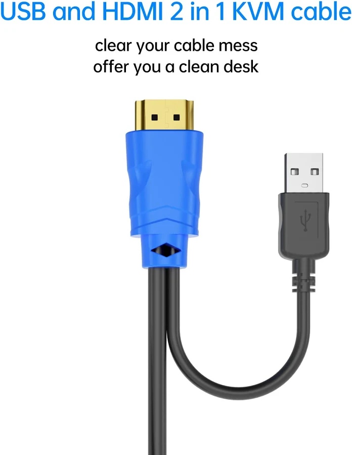 High Speed HDMI Cable with USB Connectors - Thumbnail 9
