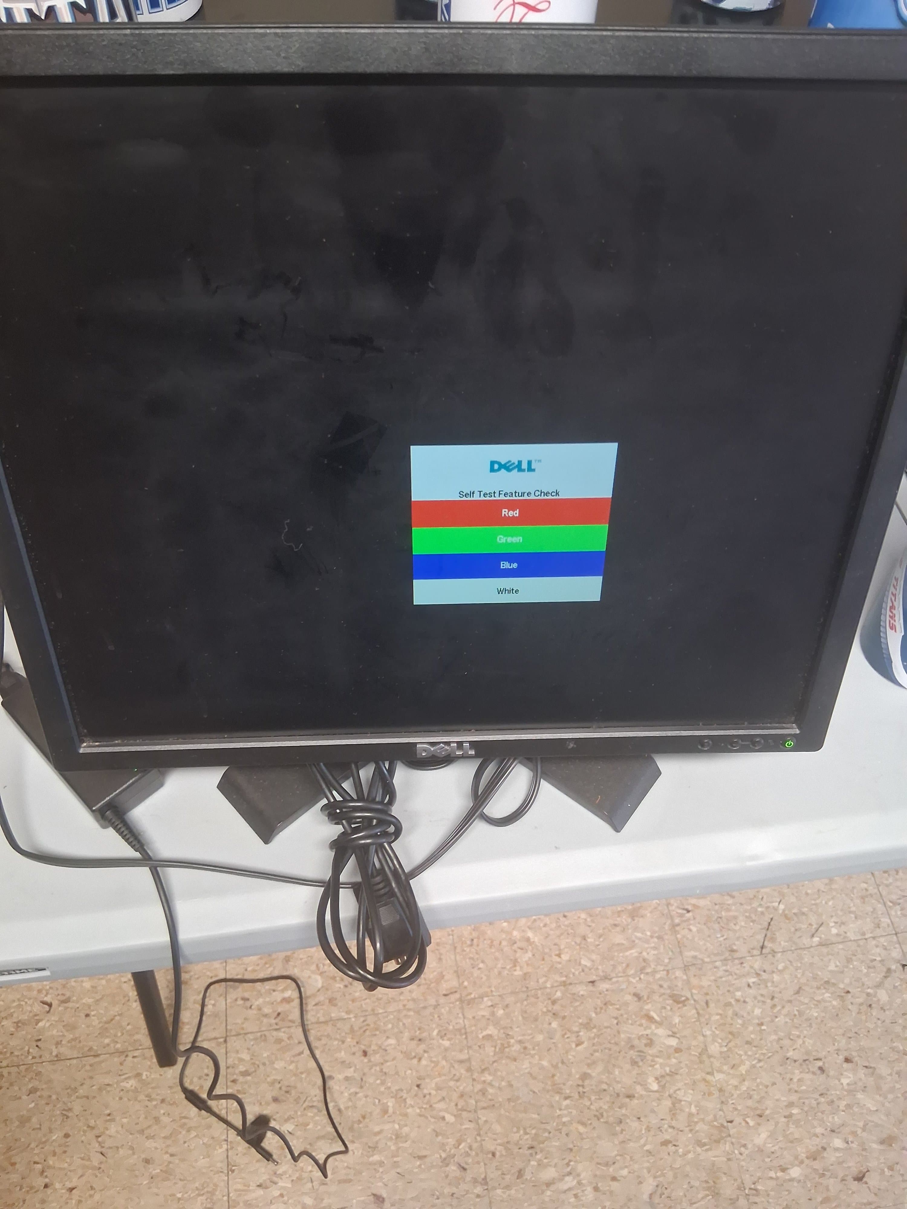 Dell Monitor with Cables