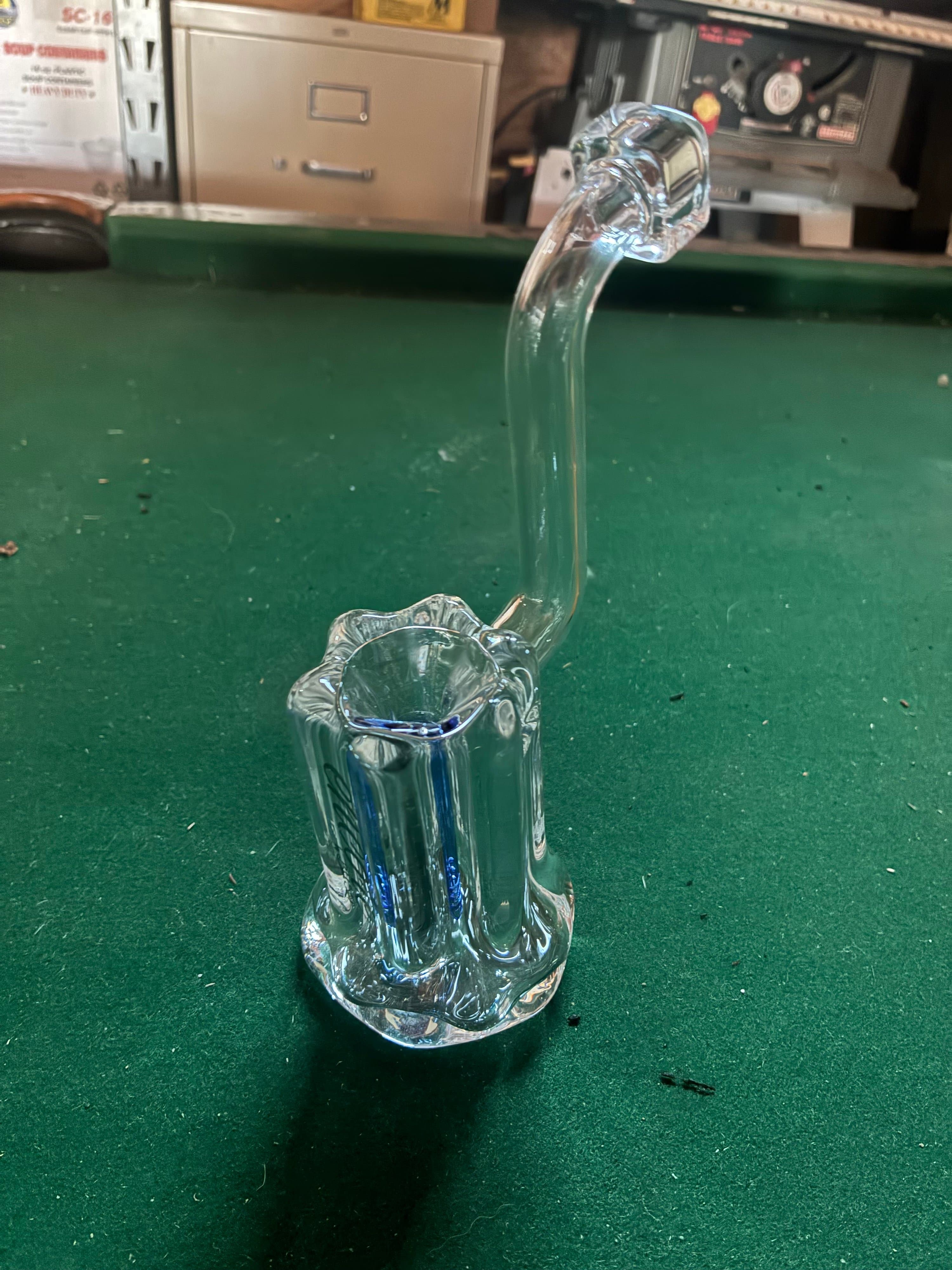 Glass Water Pipe with Curved Neck