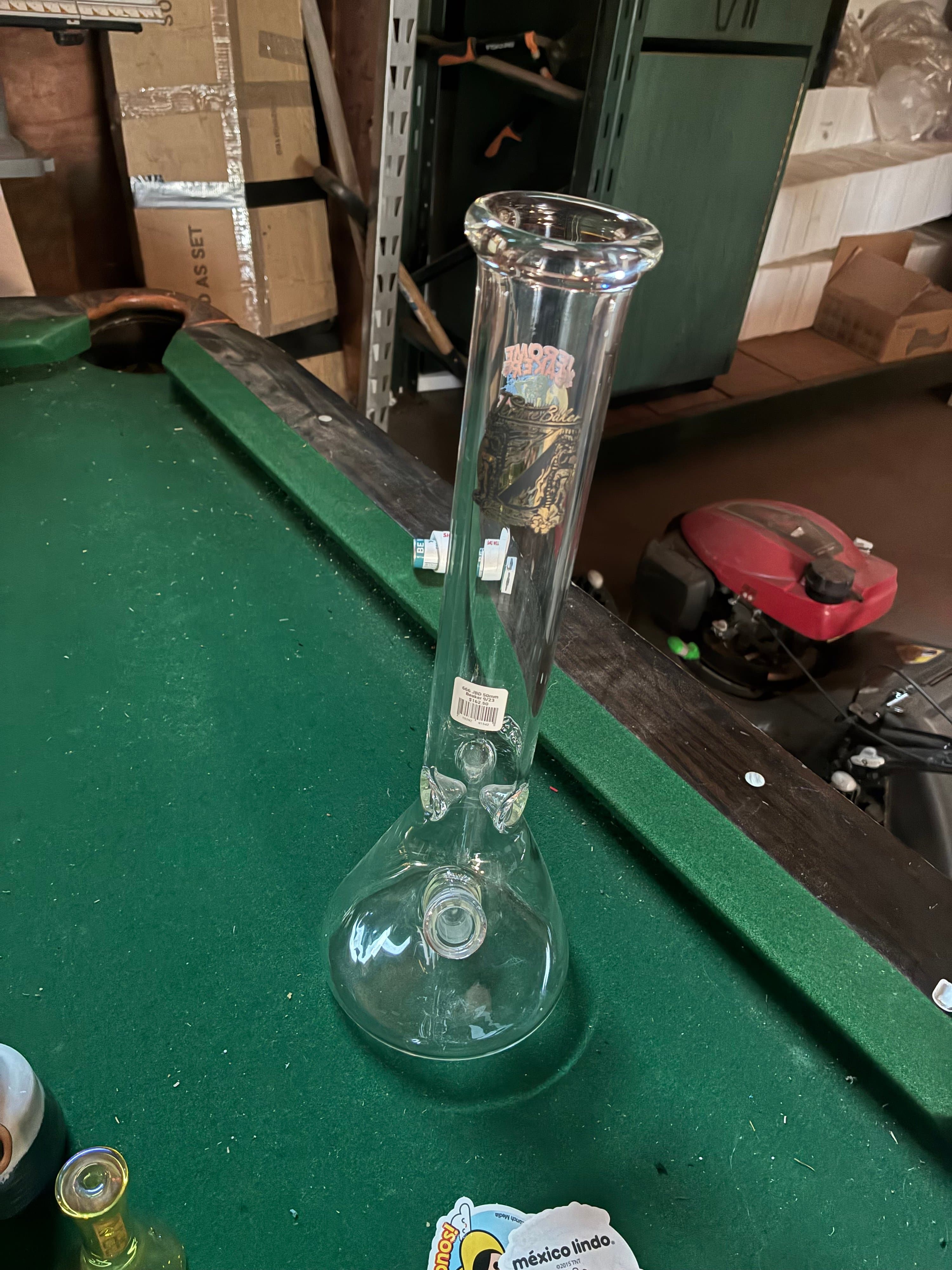 JBD 50mm Glass Beaker Bong - Thumbnail 3
