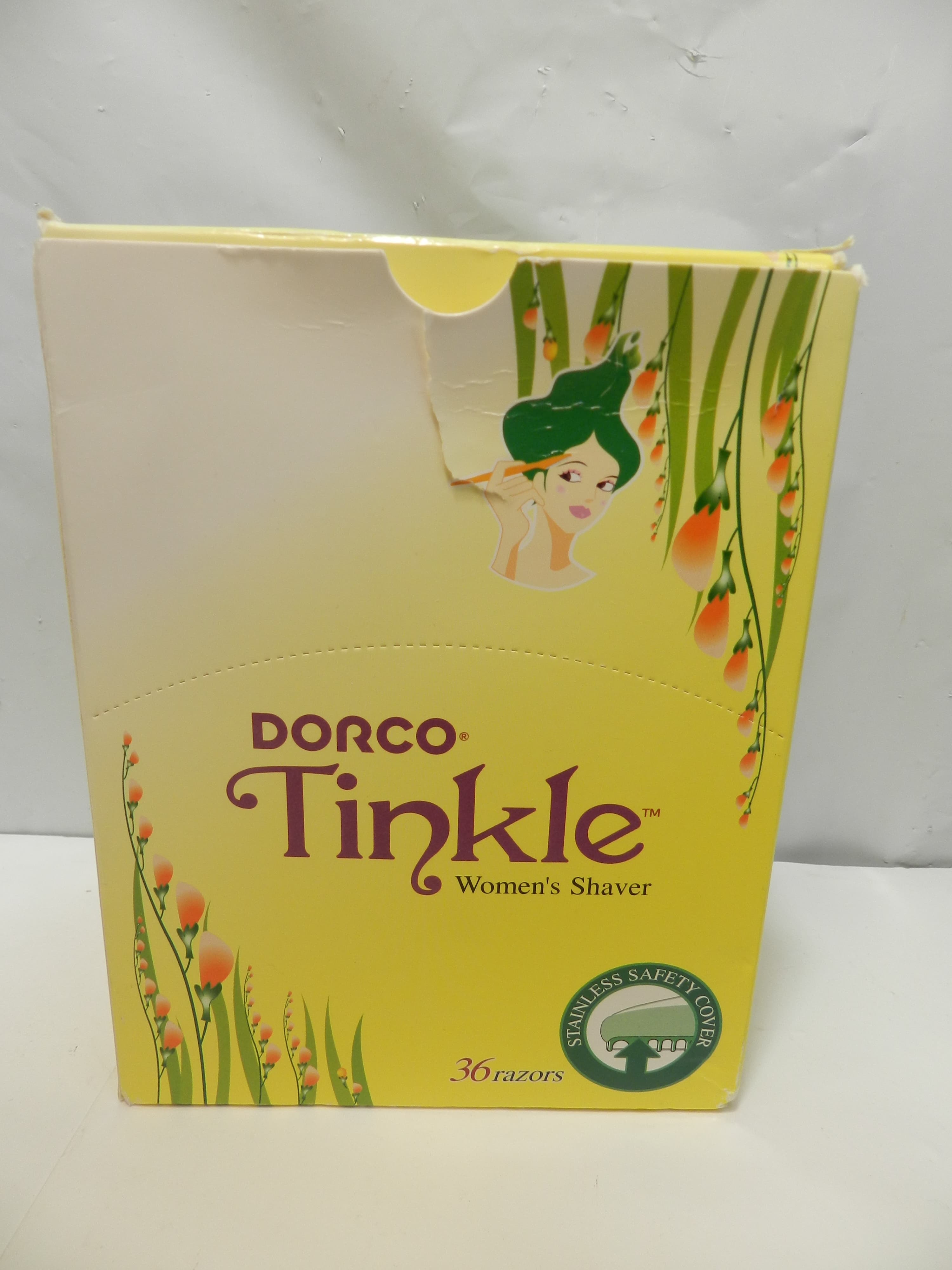 Dorco Tinkle Eyebrow Razors Trimmers & Shavers for Face Derma-planing, 36ct P75K - Thumbnail 2