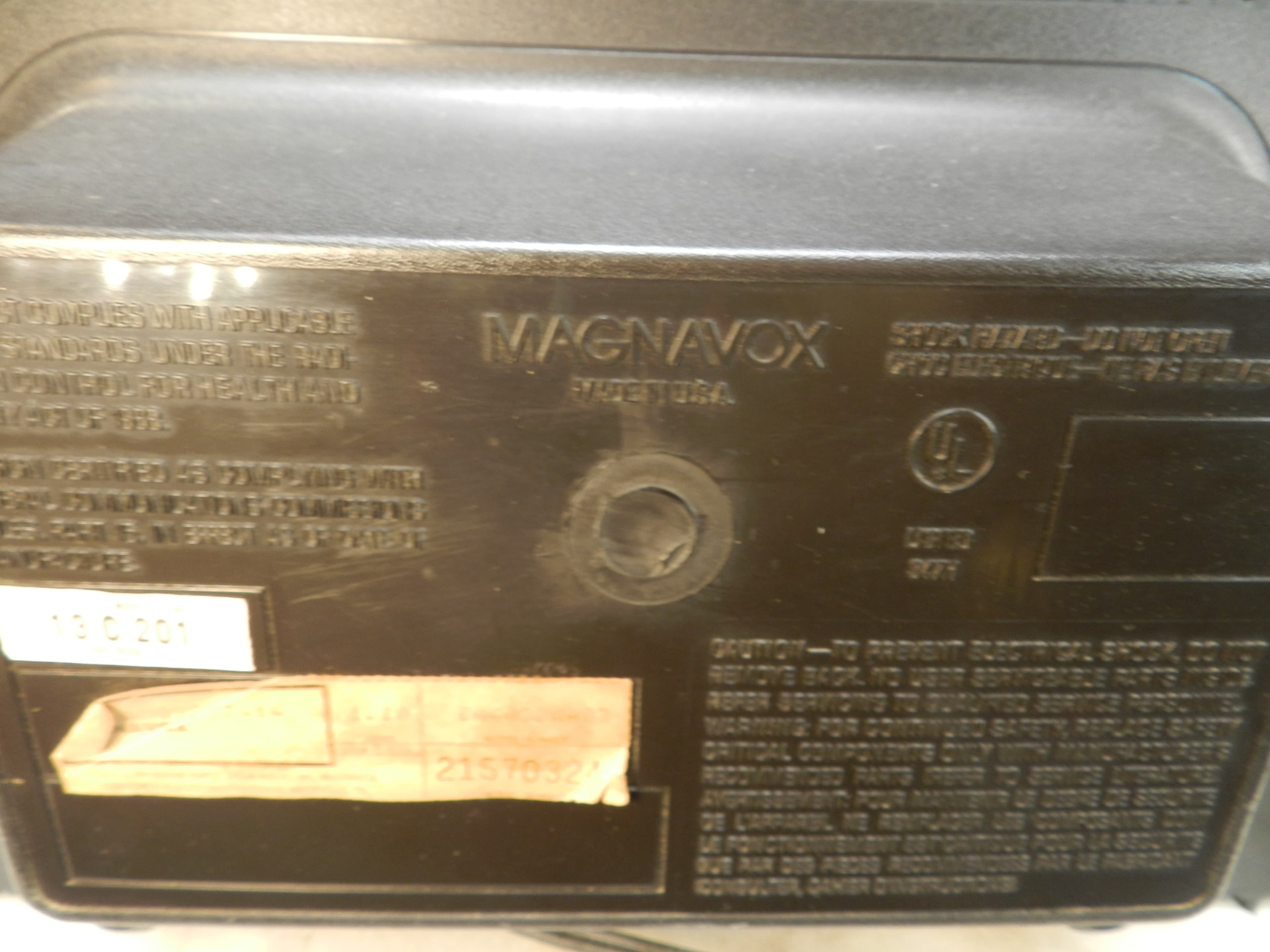 Vintage Magnavox 13" Twist Knob Solid State Television Gaming TV Wood Look(P76J) - Thumbnail 12