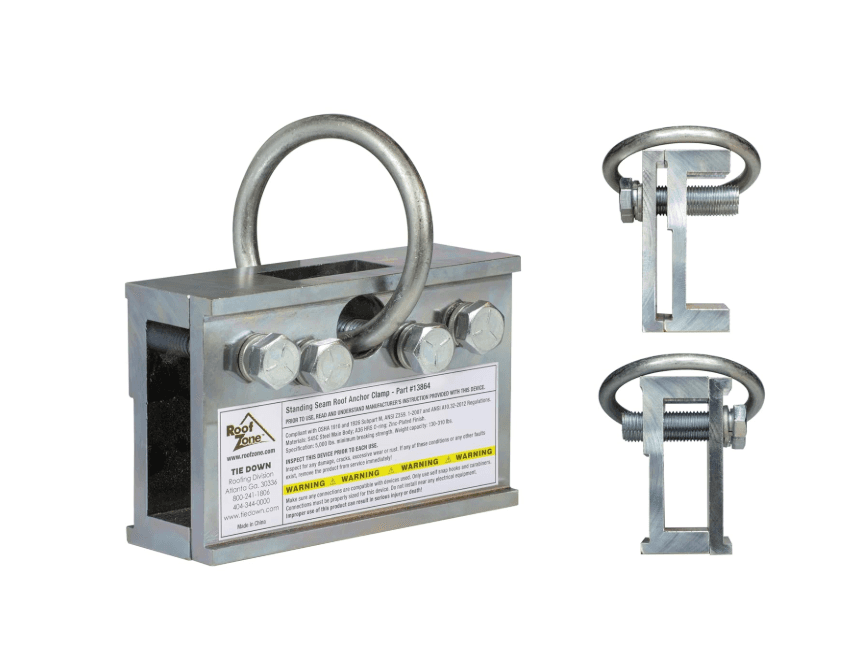 Roof Zone 2-Way Standing Seam Anchor Clamp Tie Down PART No. 13864  (P80K) - Thumbnail 3