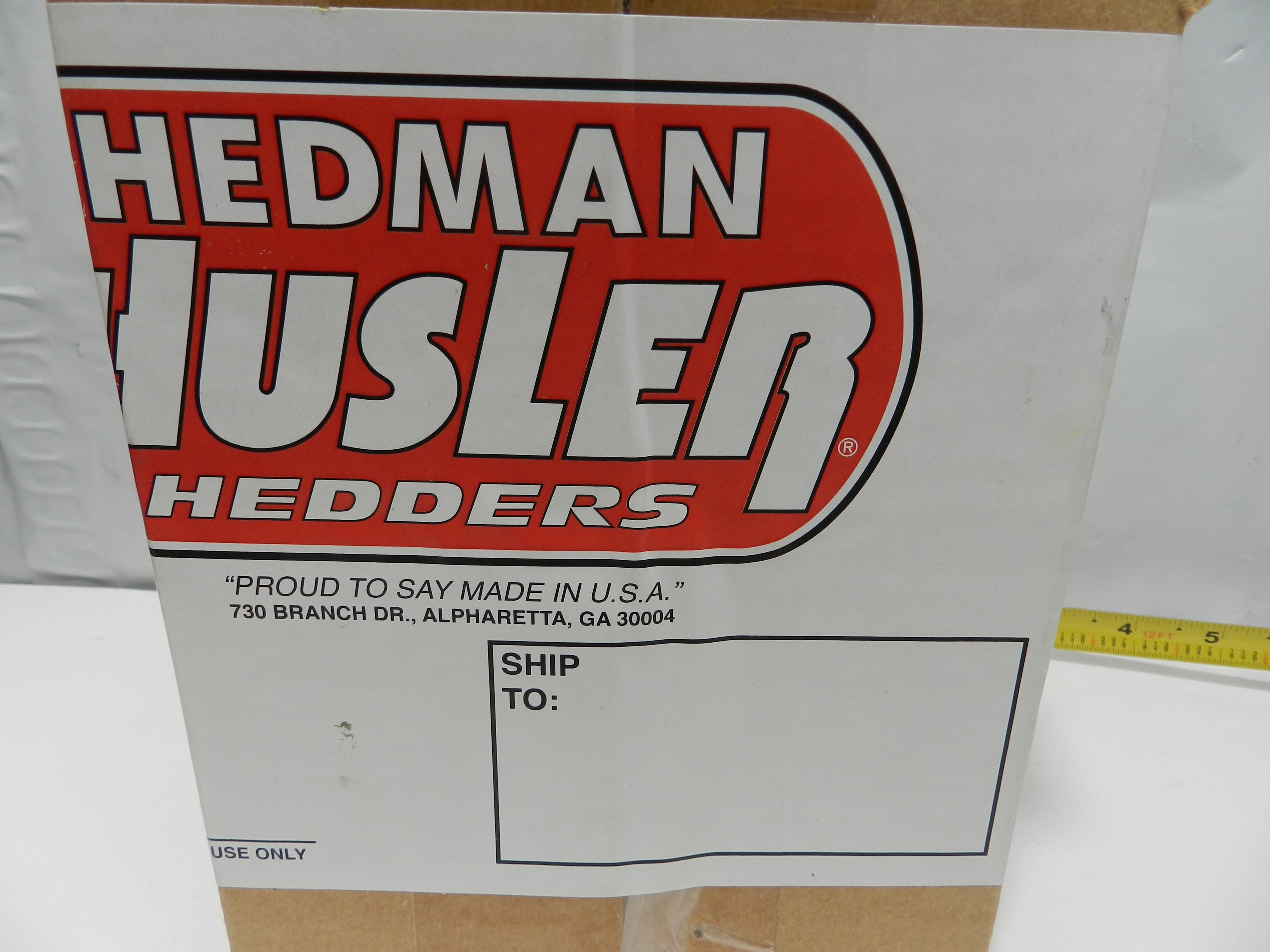 Hedman 16012 Collector Reducers 3-1/2 Inlet to 2-1/2" OD Outlet 3-Bolt Pair P81K - Thumbnail 2