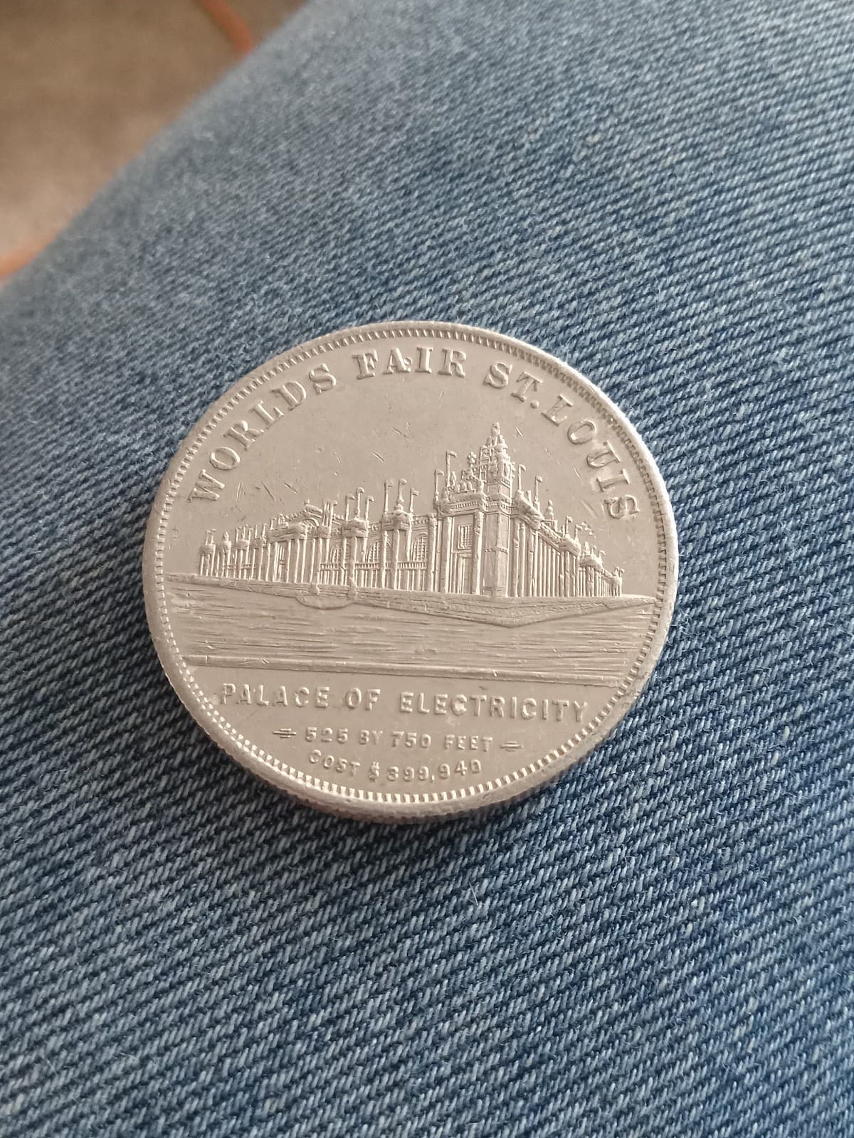 1904 Worlds Fair Souvenir Medal - Thumbnail 2