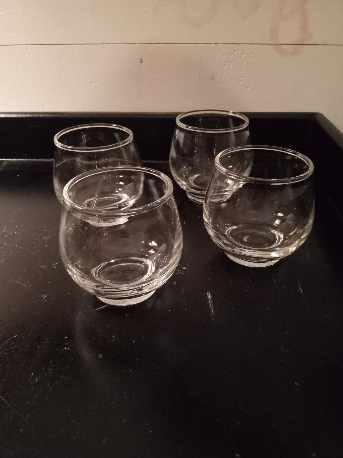 Vintage Libbey Glass Co. Roly Poly Glasses