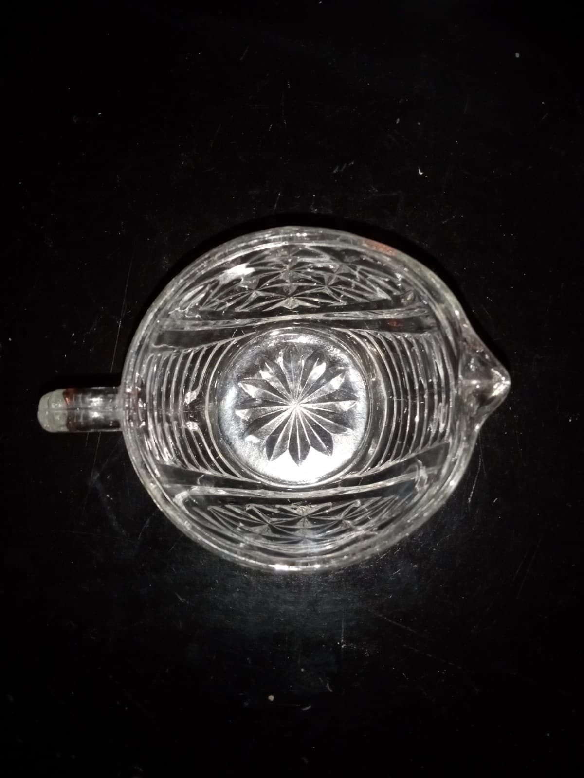 Anchor Hocking Stars and Bars Creamer Cup - Thumbnail 3