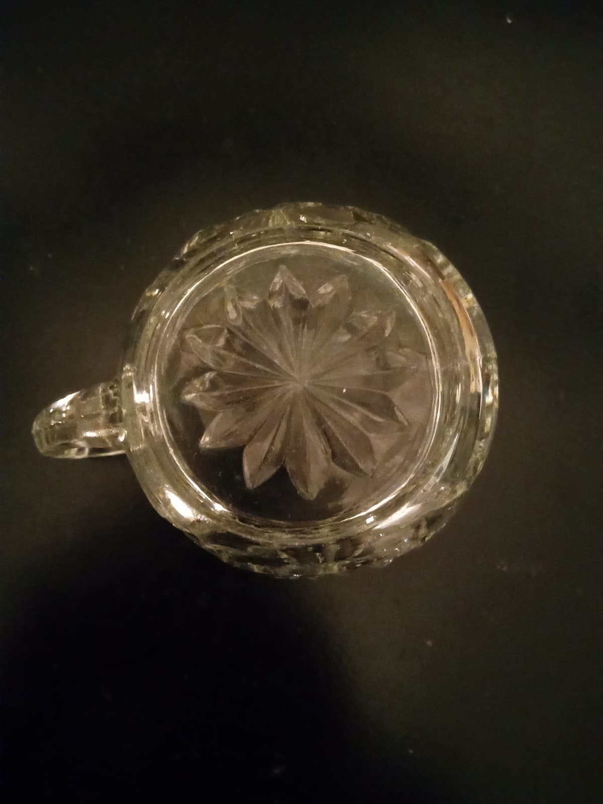 Anchor Hocking Stars and Bars Creamer Cup - Thumbnail 5