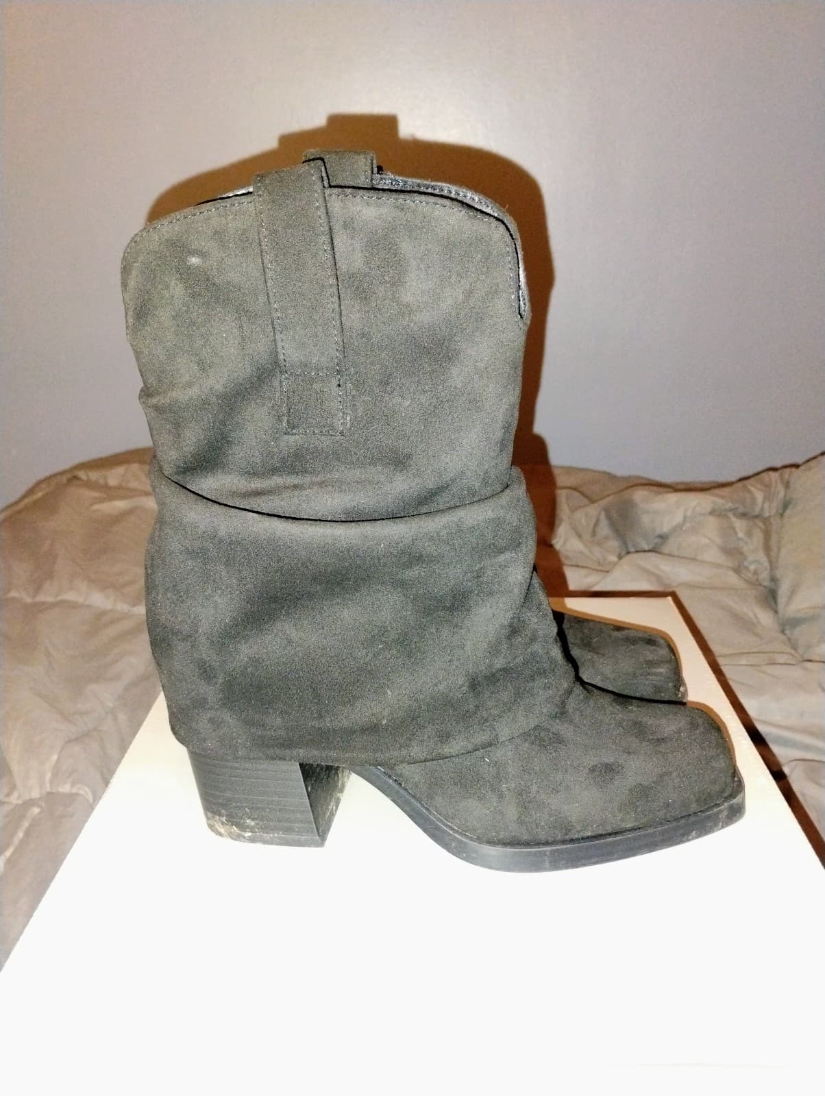 Falls Creek Brynn Black Half Boot 7.5