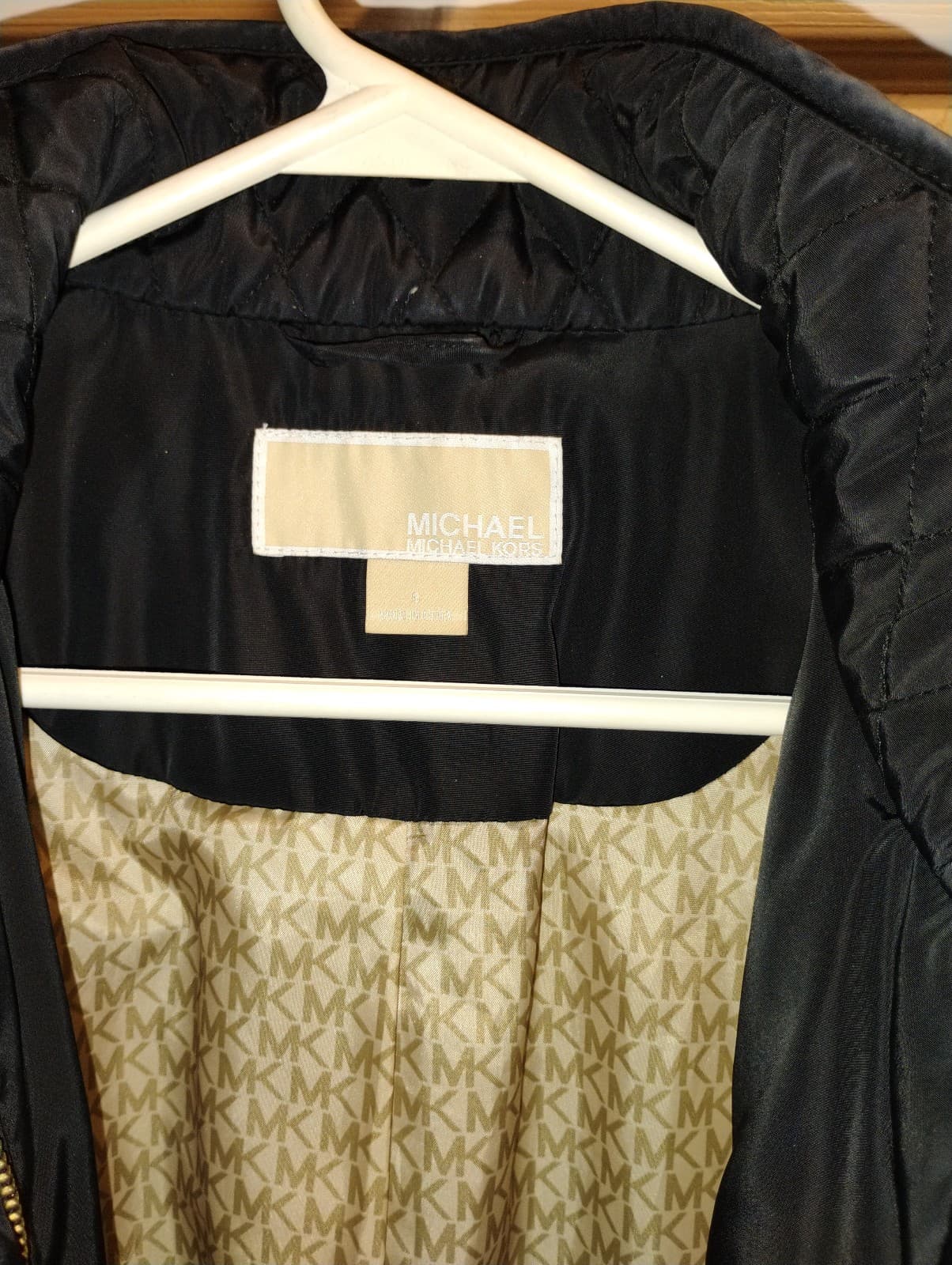 Michael Kors Black Quilted Puffer Jacket SMALL - Thumbnail 3