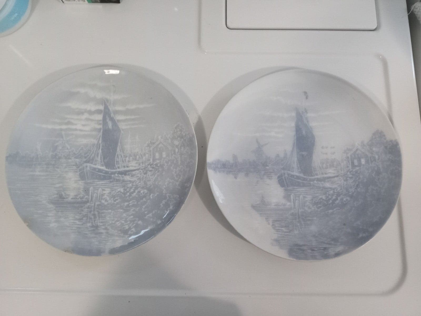 2 Sailboat Plates