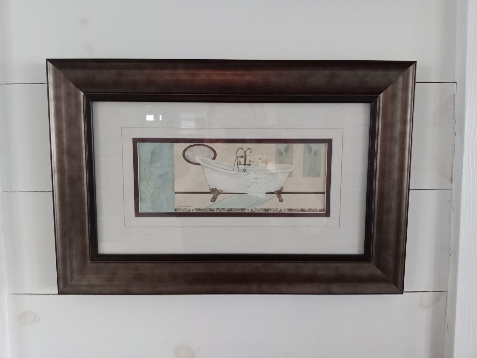 Framed Bathtub Print