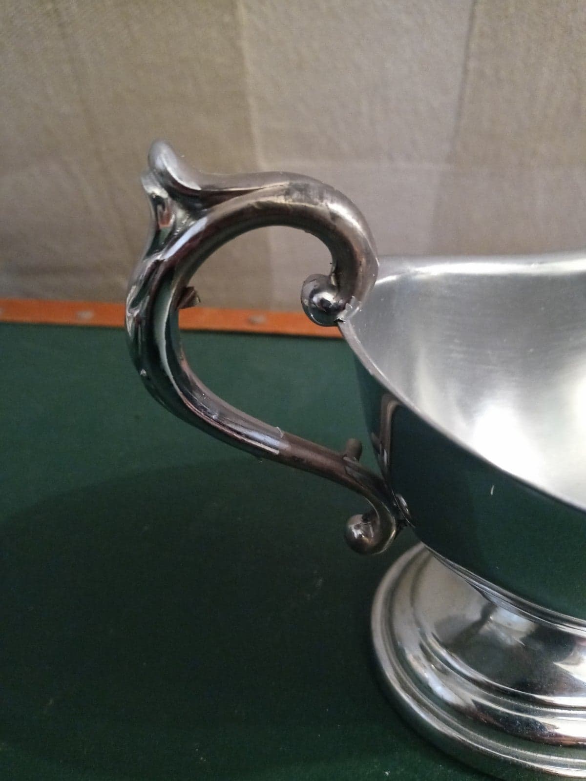 Vintage Silver Plated Gravy Boat - Thumbnail 6