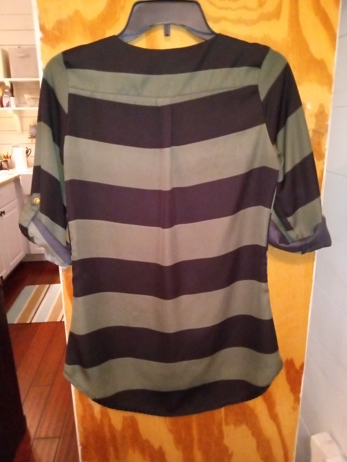Rue21 Small Striped Button-Up Blouse - Thumbnail 3