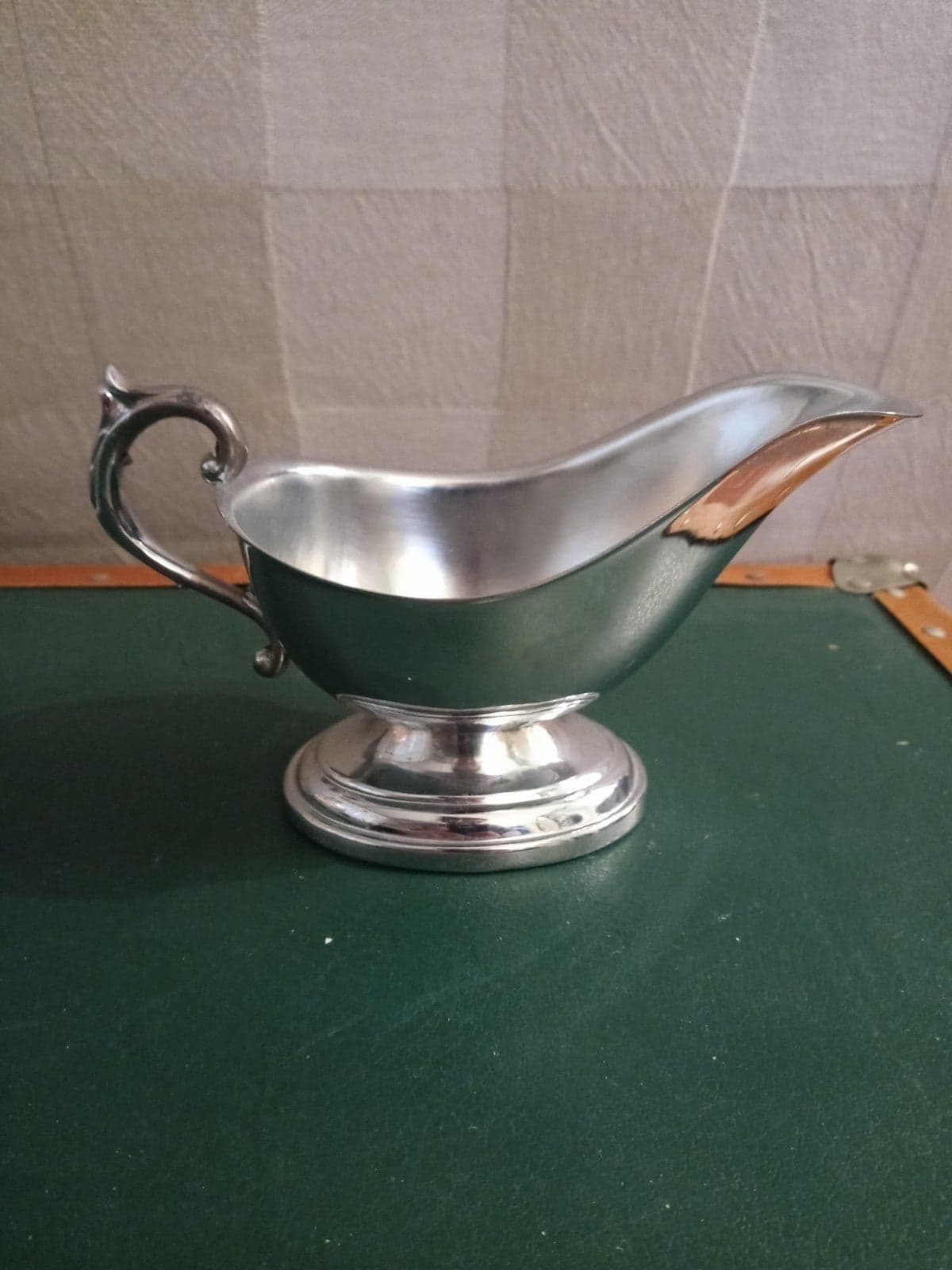 Vintage Silver Plated Gravy Boat