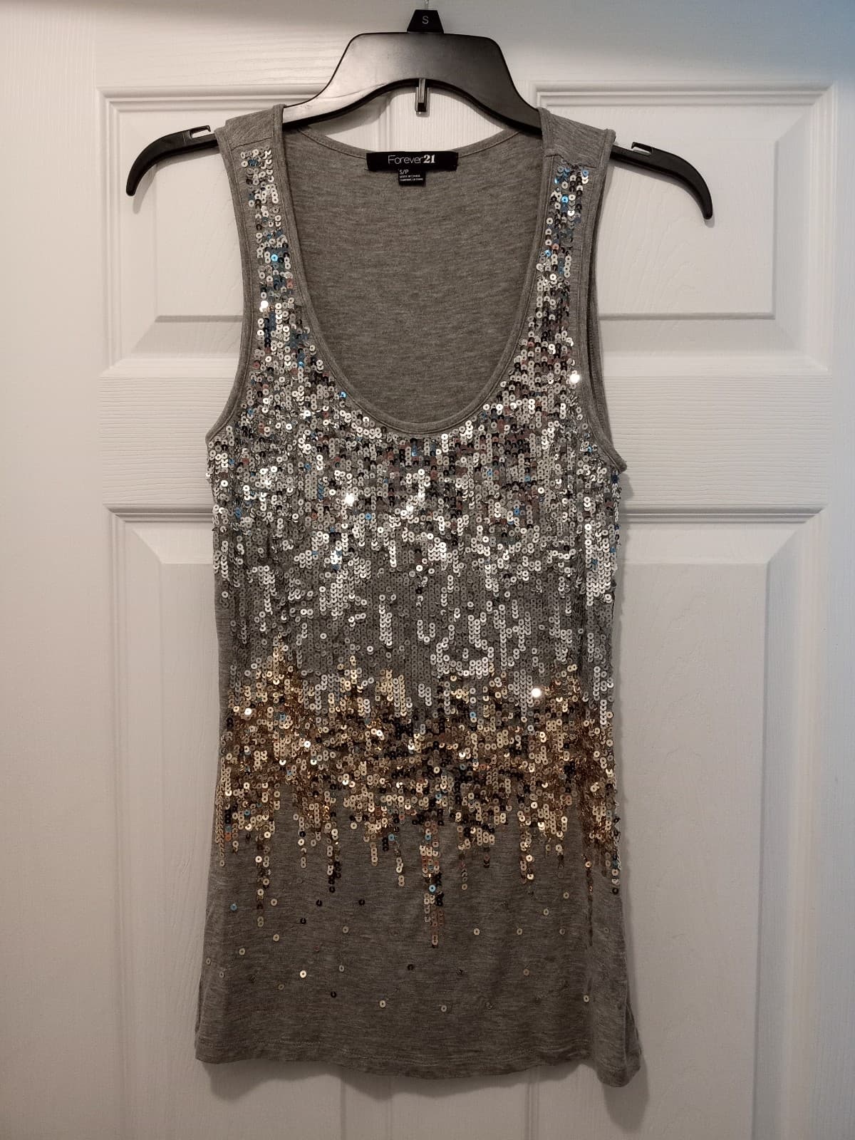 Forever 21 Sequin Tank Top