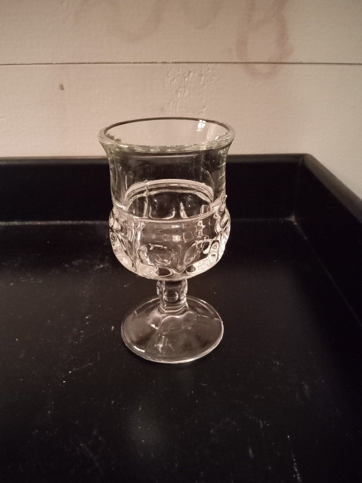 5 Vintage Indiana Glass King's Crown Cordial Glasses - Thumbnail 2