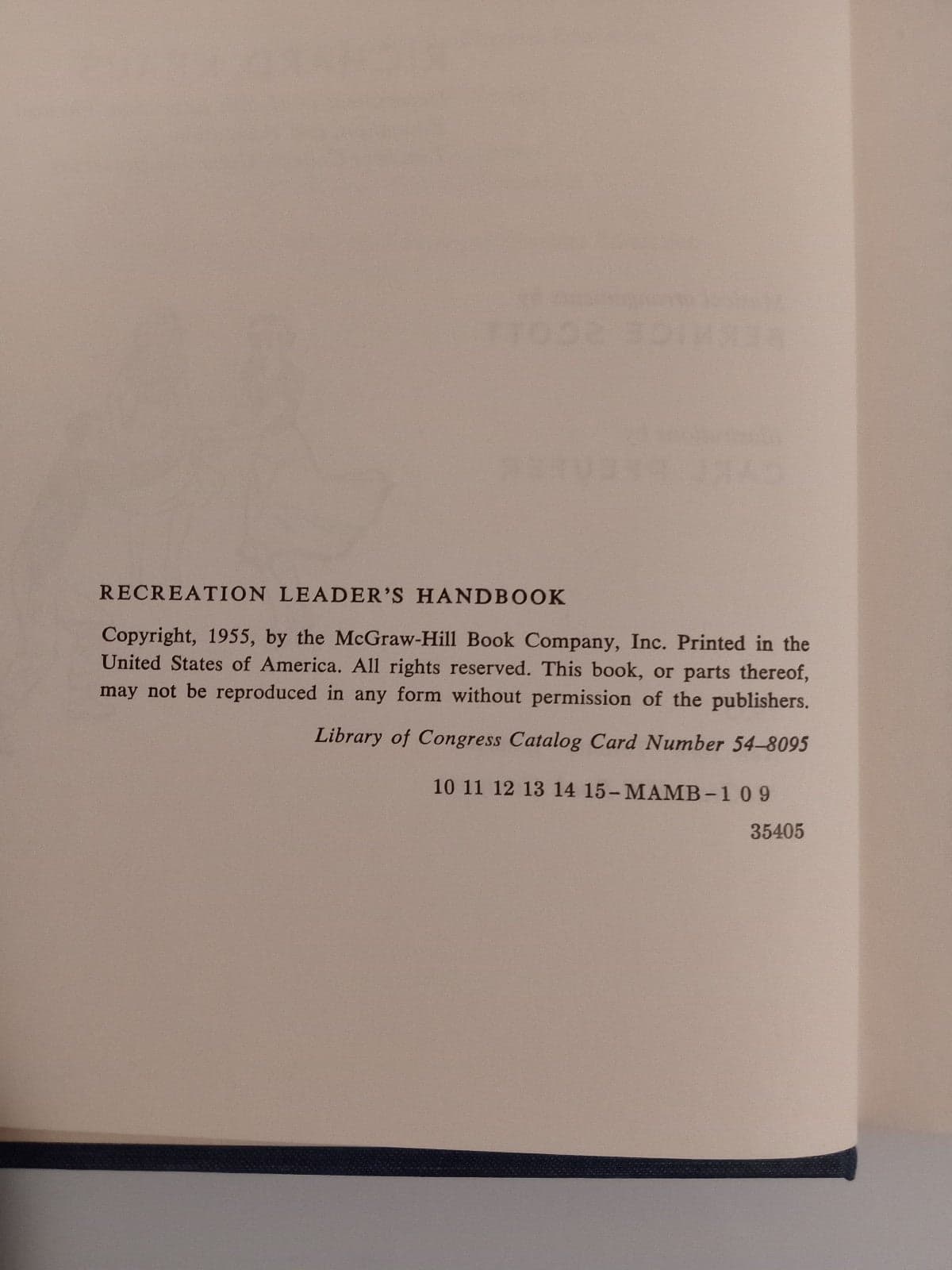 Recreation Leader's Handbook, 1955, McGraw-Hill - Thumbnail 5