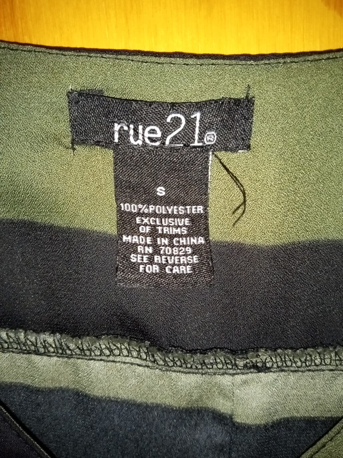 Rue21 Small Striped Button-Up Blouse - Thumbnail 2