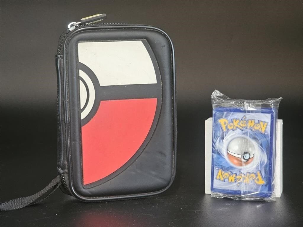 Pokemon Carrying Case with Pack of Unopened Cards