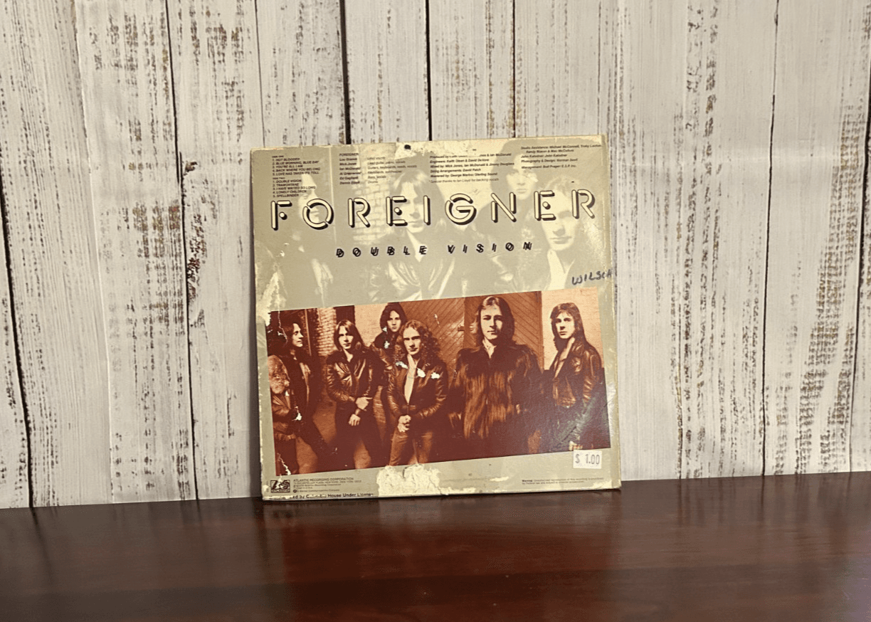 'Double Vision' by Foreigner, Vinyl Record - Thumbnail 2