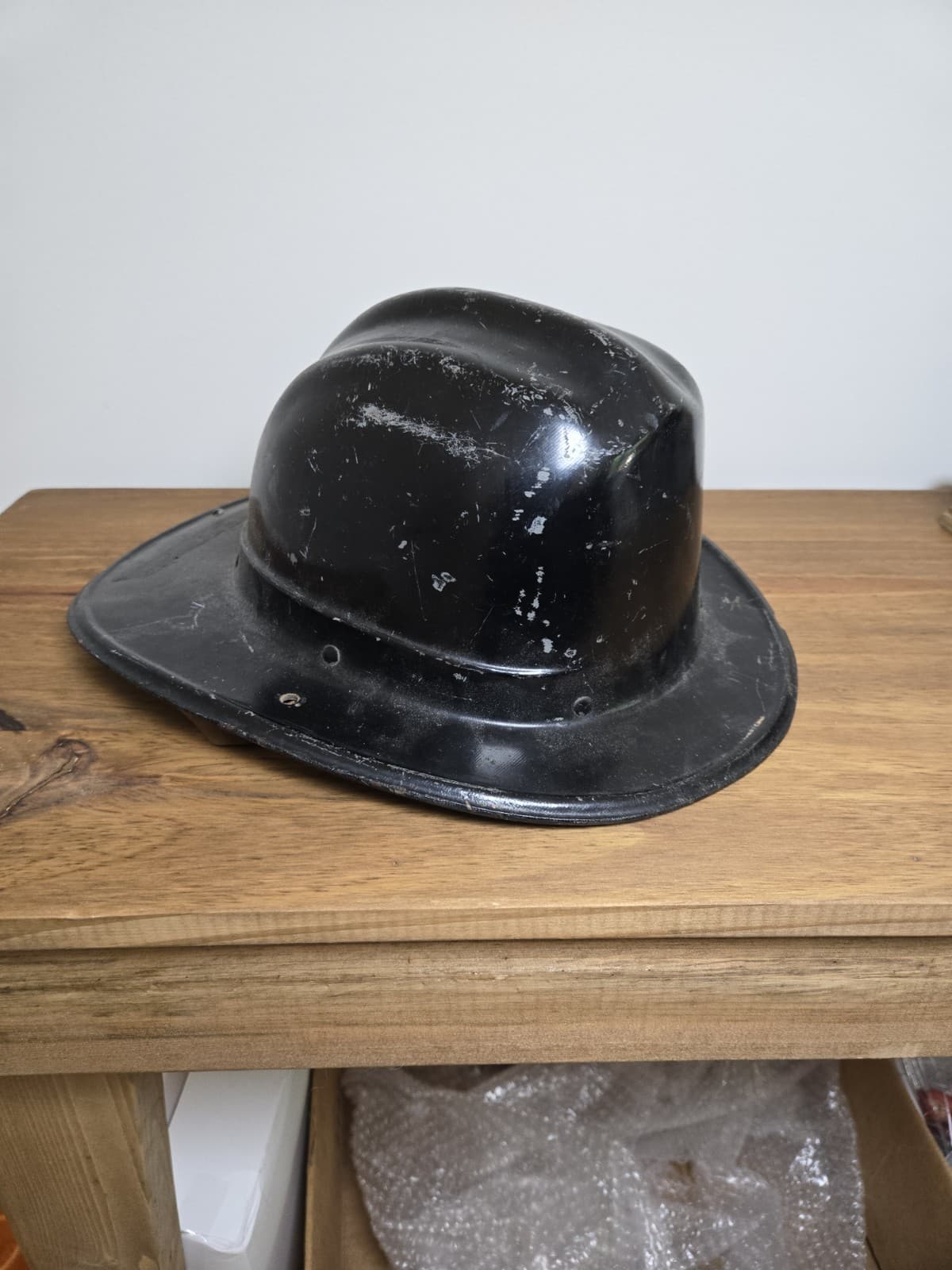 Vintage Black Cairns FIRE HELMET