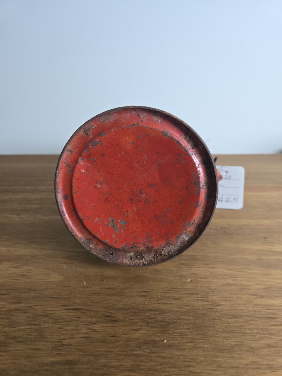 Vintage Dietz No. 50 Red Kerosene Hurricane Lantern- FREE SHIPPING! - Thumbnail 7