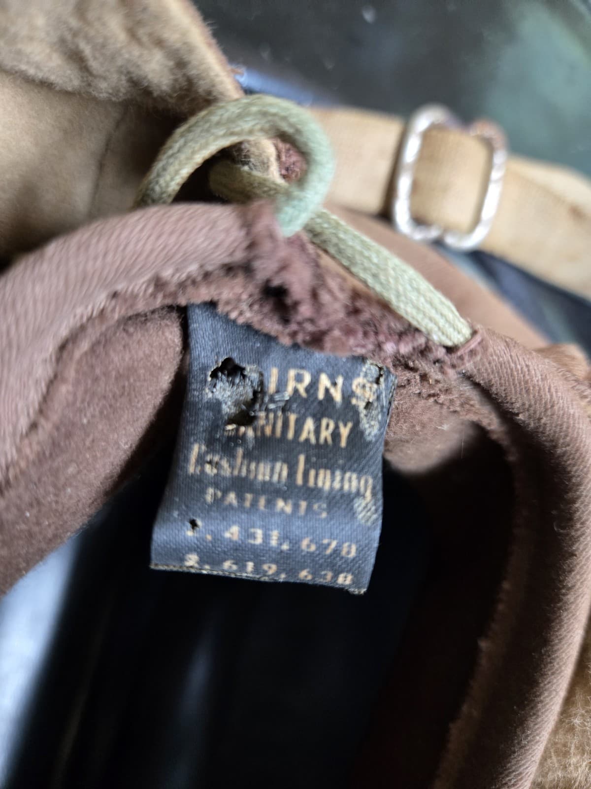 Vintage Black Cairns FIRE HELMET - Thumbnail 4